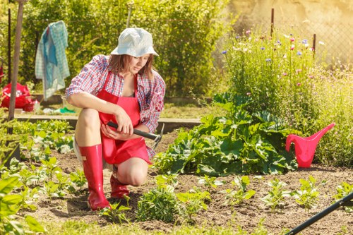 Sorting garden waste for recycling and composting