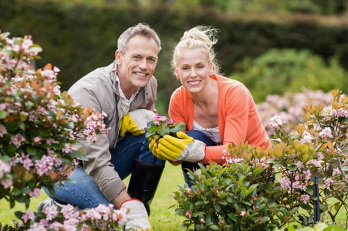 Low-carbon electric van used for garden waste collection